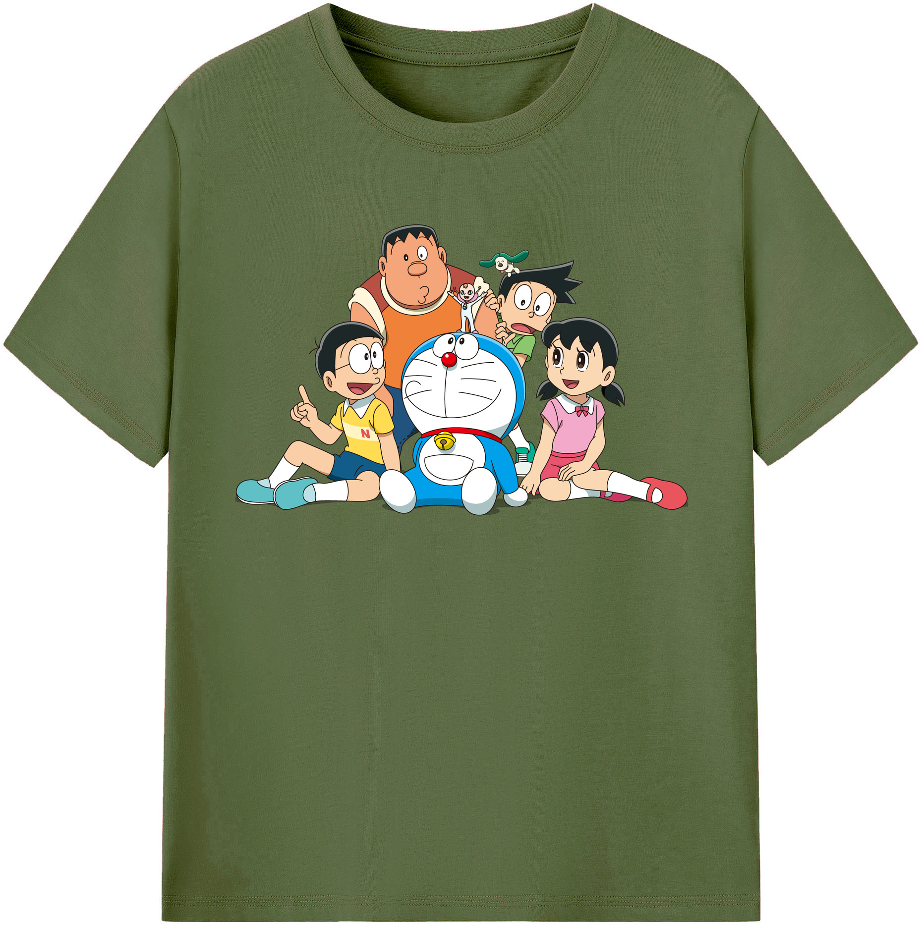 （画像用） ドラえもん Doraemon 綿100％半袖Tシャツ（フロントプリント）